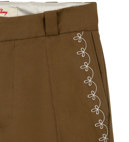 TWILL CHARRO PANTS NUTMEG