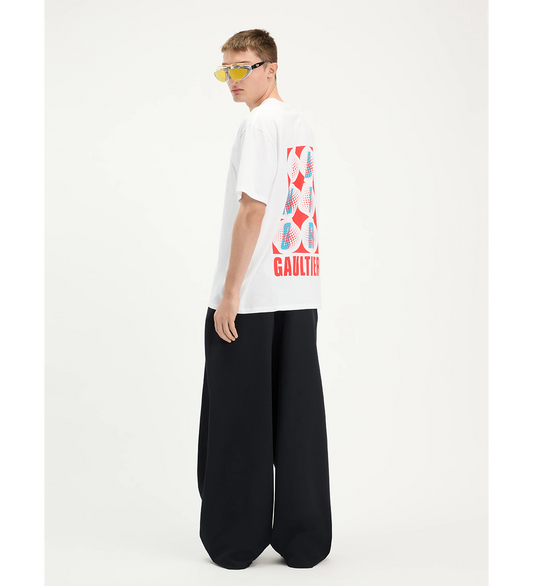 TEE-SHIRT PRINTED JUNIOR GAULTIER WHITE/RED/BLUE