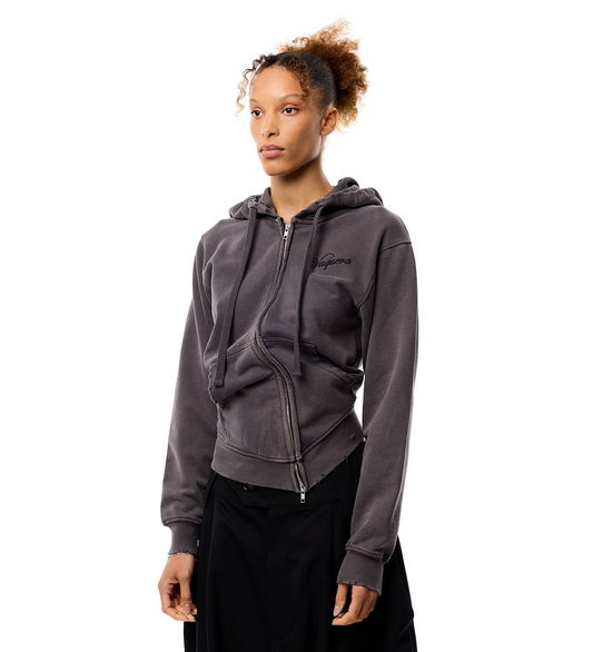 TWISTED HOODIE FADED BLACK