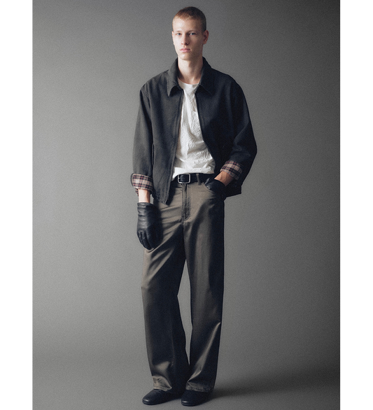 LEON DRIZZLER JACKET DARK GREY