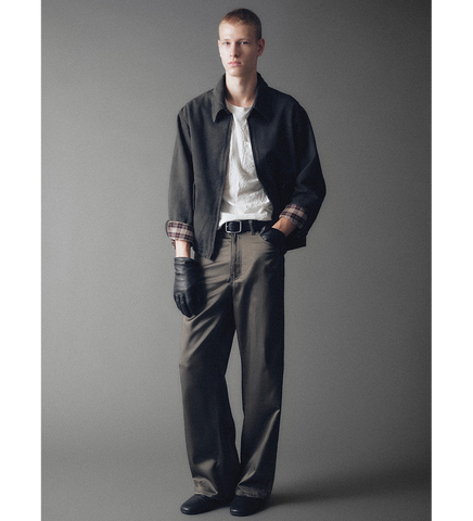 LEON DRIZZLER JACKET DARK GREY