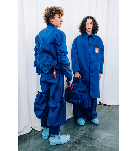 WVB X EASTPAK MONSTER MINI BAG MAZZARINE BLUE