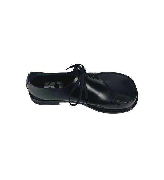 WIDE DOUGH SPIRAL DERBY BLACK