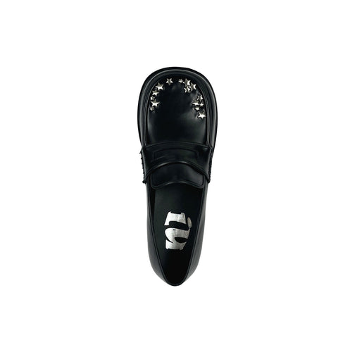 WIDE DOUGH STAR SIGN LOAFER BLACK