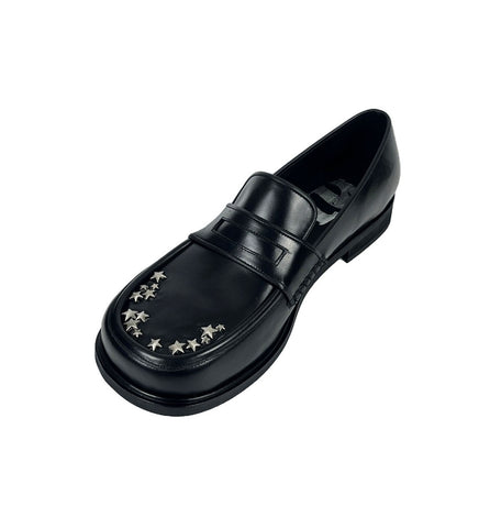 WIDE DOUGH STAR SIGN LOAFER BLACK