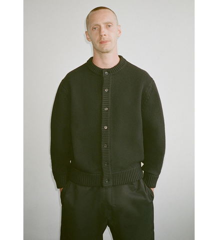 WOOL CARDIGAN BLACK