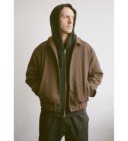 WOOL JACKET BROWN
