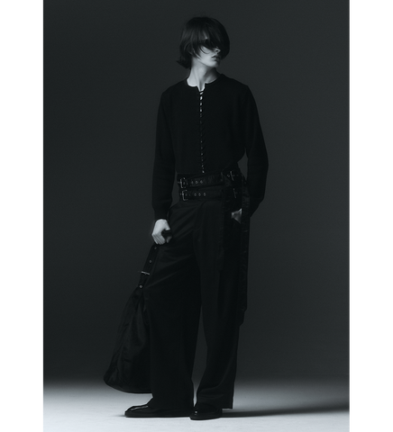 GURKHA PLEATED PANTS BLACK