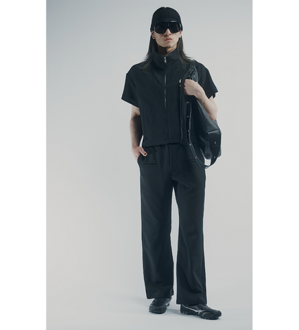 FUNNEL TRACK JACKET BLACK
