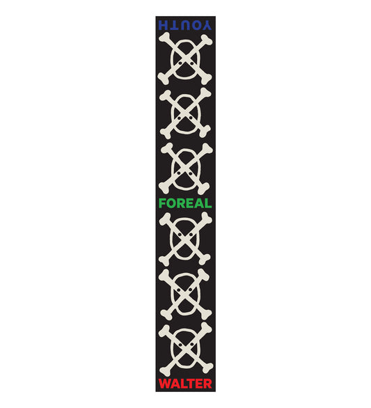 YOUTH SCARF SINGLE BLACK