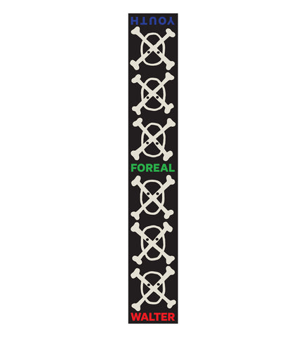 YOUTH SCARF SINGLE BLACK