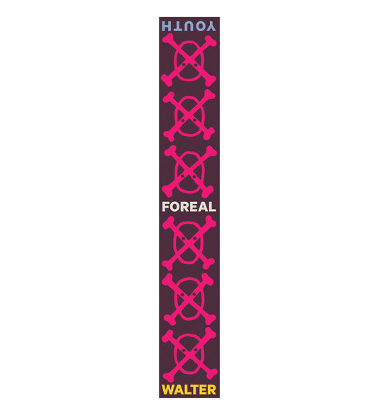 YOUTH SCARF SINGLE BORDEAUX
