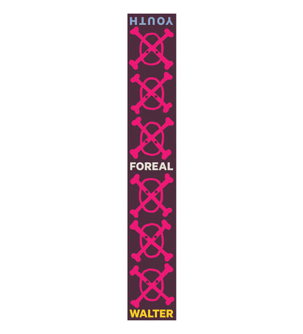 YOUTH SCARF SINGLE BORDEAUX