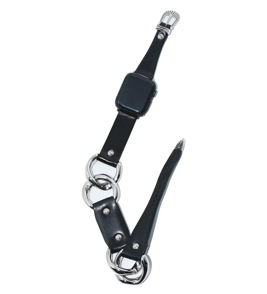 RING CHAIN WHATCH BELT BLACK