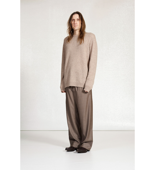 CASHMERE SILK PULLOVER DUST