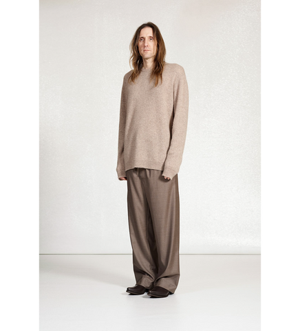 CASHMERE SILK PULLOVER DUST