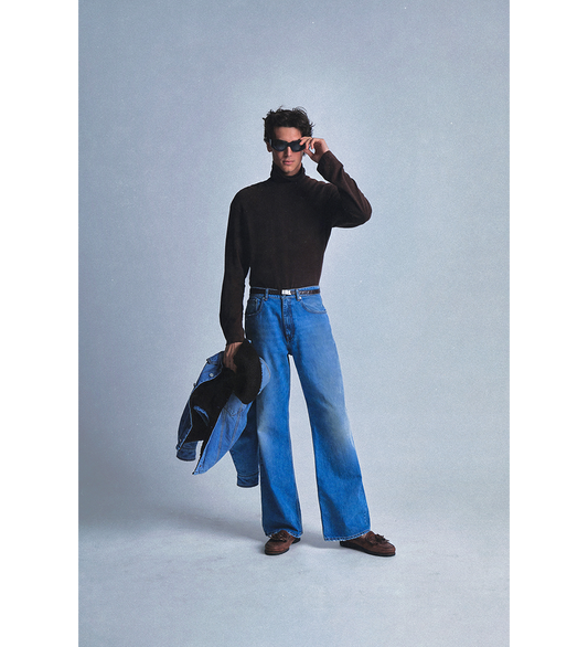BREAKWATER WASH DENIM JEANS BLUE