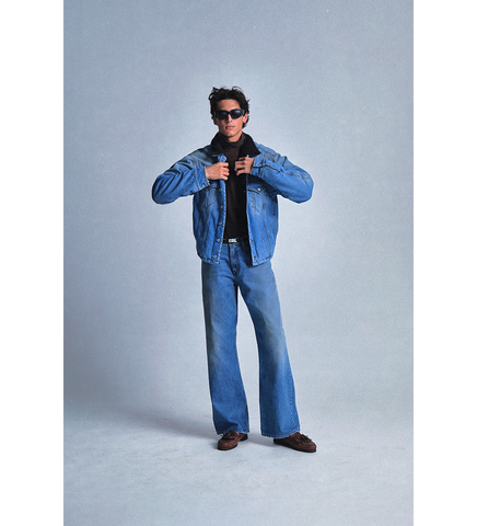 BREAKWATER WASH DENIM JEANS BLUE