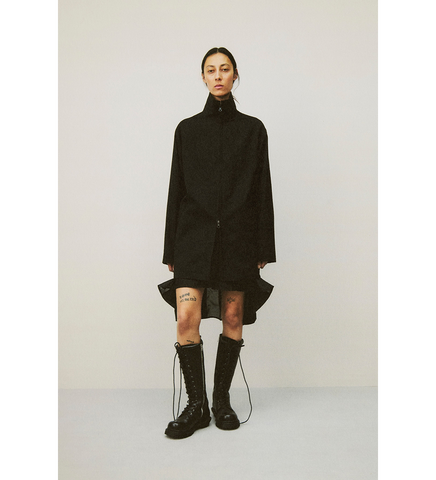 FLUX SHIRT VOID BLACK FINE POPLIN