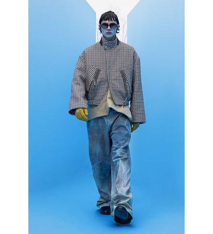 MEDINA HARRINGTON JACKET MINGLE PLAID