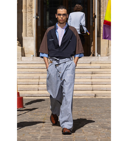 LUCIEN SS PULLOVER DEPTH BLUE