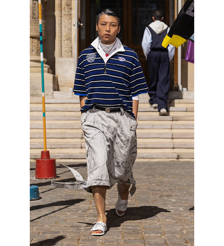 BRAT SS POLO SHIRT NOIR TEMPO