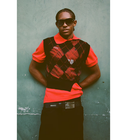 ASYMMETRICAL VEST BLACK