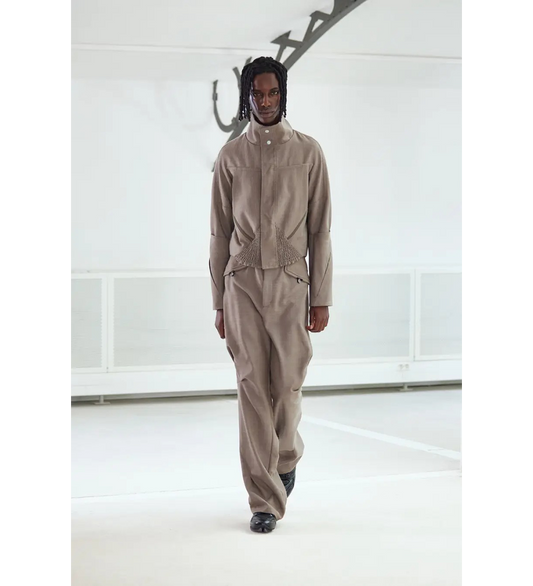 ALEC K-DART TROUSER BROWN OAK