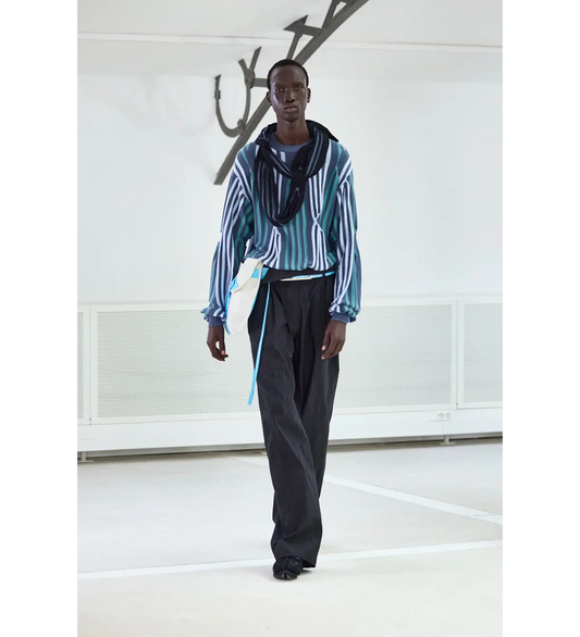 NAVIN WIDE TROUSER BLACK SABLE