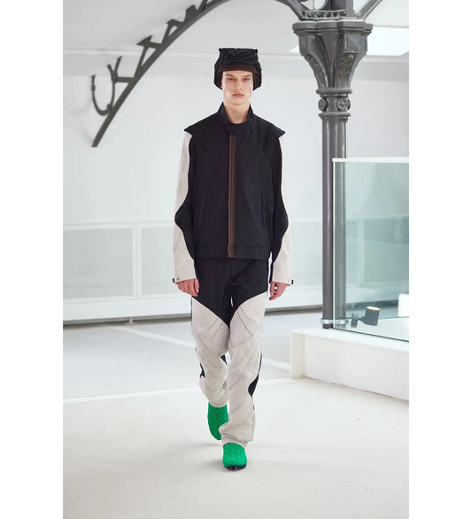 SOLIX ZIP TROUSER BLACK SABLE/SEEDPEARL