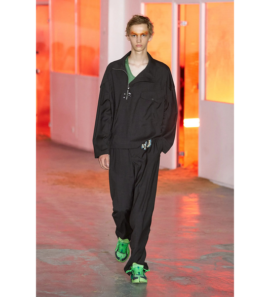 FARKAS PULLOVER JACKET UMBER BROWN