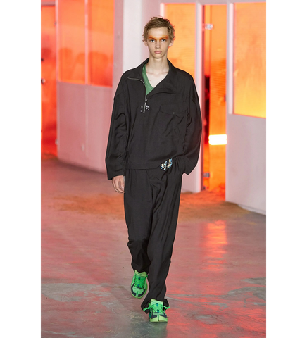 FARKAS PULLOVER JACKET UMBER BROWN