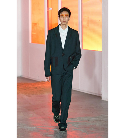 OHNE K-DART SHIRT BLUE/GREEN