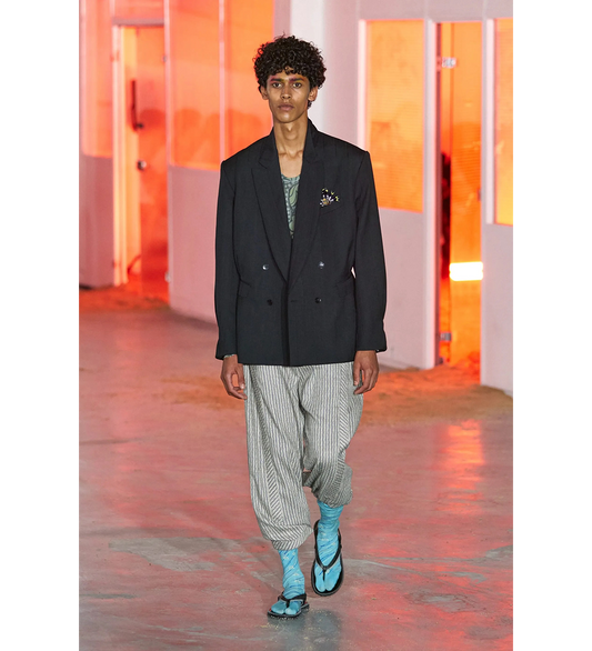 TARHOS TAILORED JACKET MIDNIGHT BLACK