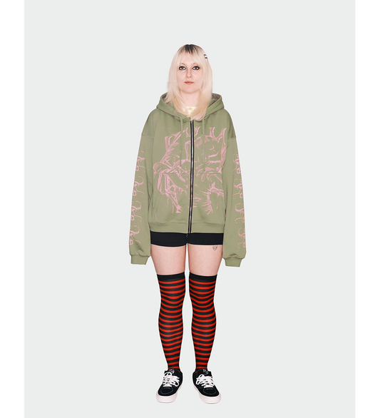 BURSTER HOODIE GREEN