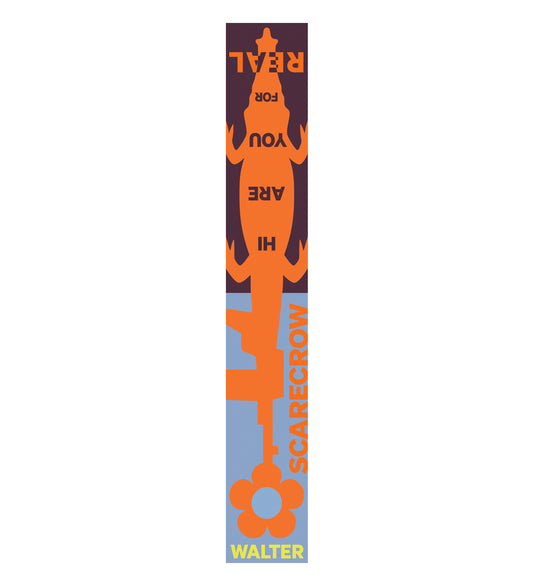 SCARE CROW SCARF SINGLE ORANGE