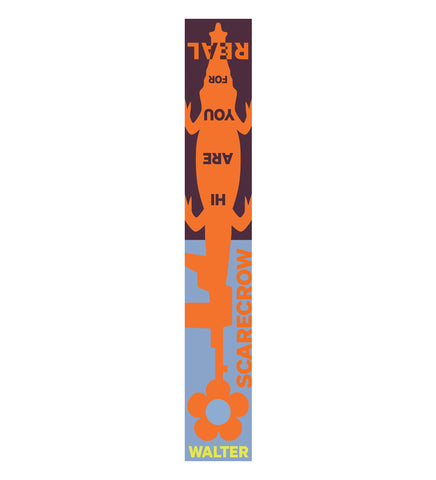 SCARE CROW SCARF SINGLE ORANGE