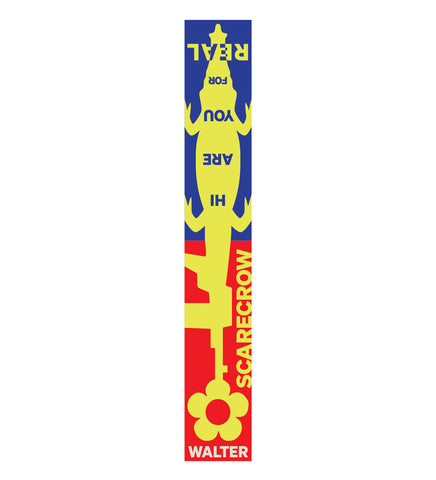 SCARE CROW SCARF SINGLE YELLOW