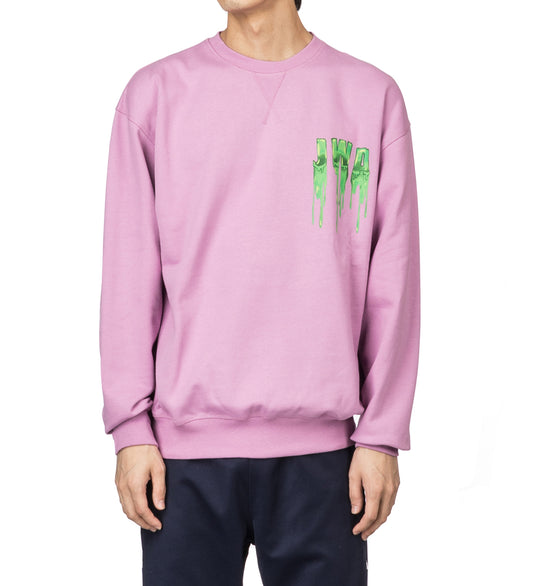 J.W.ANDERSON SLIME LOGO CLASSIC SWEATSHIRT PINK
