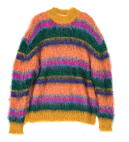 MARNI L/S CREWNECK SWEATER MULTICOLOR
