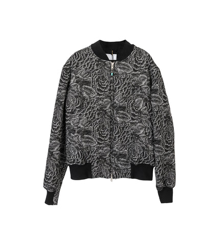 4SDESIGNS X BOMBER CAMELLIA GOBELIN BLACK