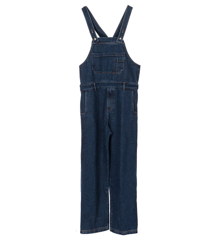 HENRIK VIBSKOV HELIUM DENIM DUNGAREES WASHED INDIGO
