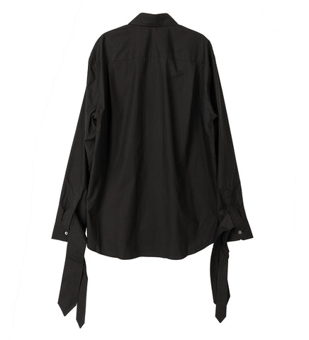 J.W.ANDERSON JWA SLIME CLASSIC FIT SHIRT BLACK/GREEN