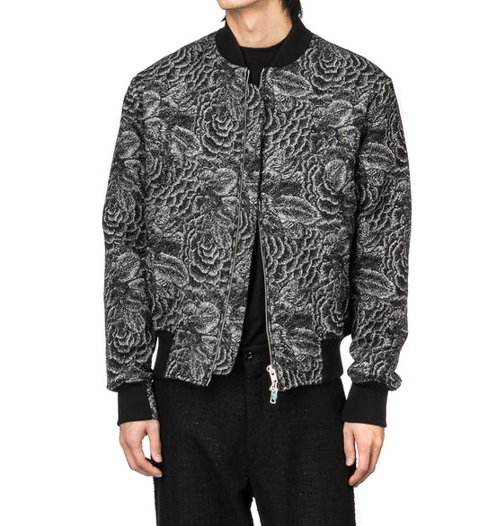 4SDESIGNS X BOMBER CAMELLIA GOBELIN BLACK