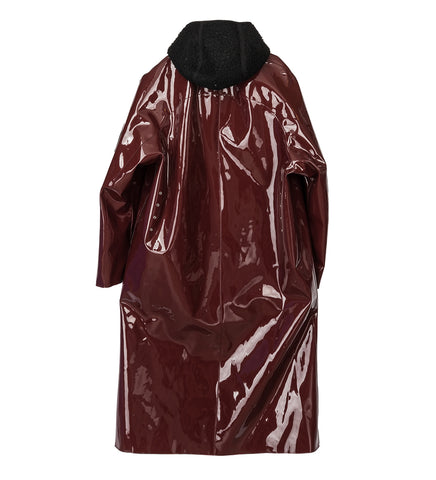 PVC SCOUT COAT WINE