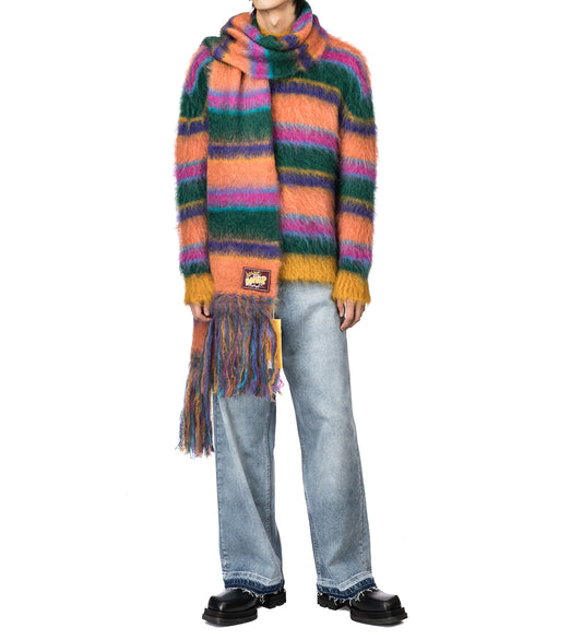 MARNI L/S CREWNECK SWEATER MULTICOLOR