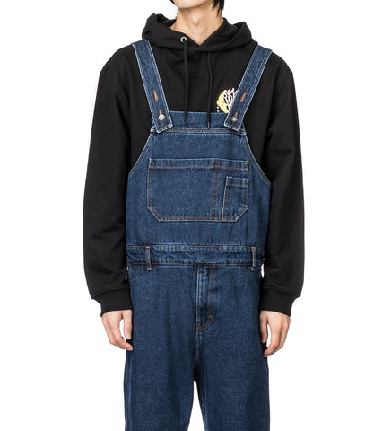 HENRIK VIBSKOV HELIUM DENIM DUNGAREES WASHED INDIGO