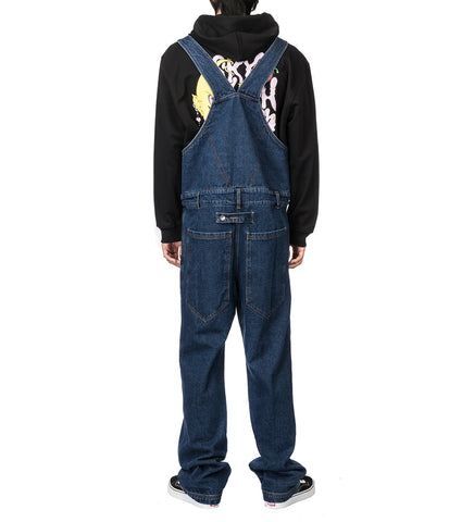 HENRIK VIBSKOV HELIUM DENIM DUNGAREES WASHED INDIGO