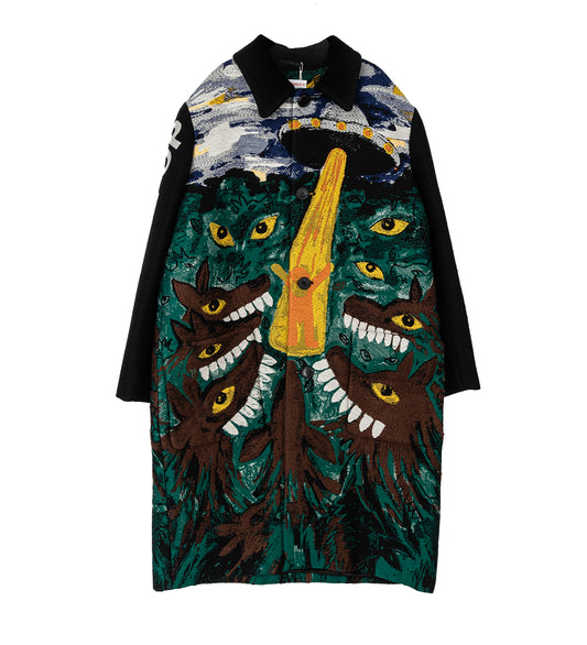 WALTER VAN BEIRENDONCK KHIVA COAT JACQUARD