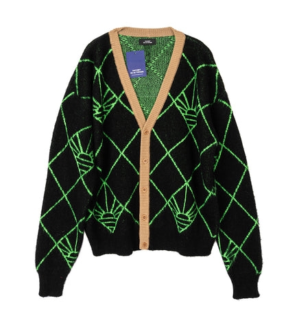 RASSVET LOGO CARDIGAN BLACK